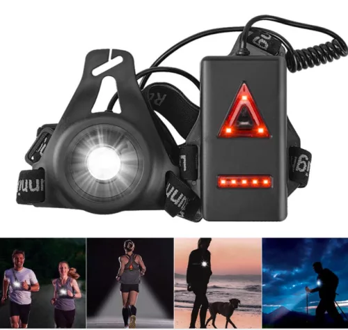 Lampă pentru piept pentru alergare