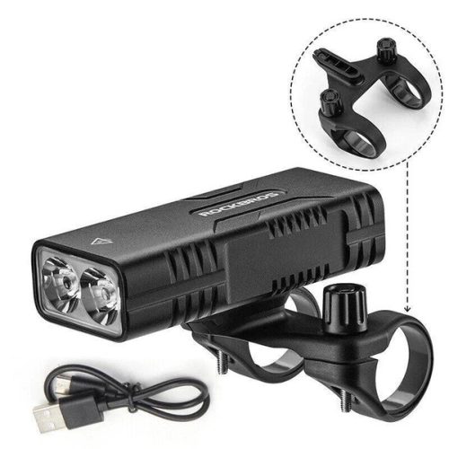 Lumină frontală pentru bicicletă Rockbros 24310002001, 850 lm, funcție powerbank
