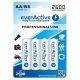 Set 4 acumulatori reîncărcabili everActive R6/AA Ni-MH 2600 mAh, 1,2 V