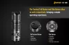 SPERAS EST Mini lanternă tactică USB-C 1900 lm 211 m
