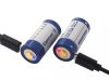 Acumulator reîncărcabil Keeppower P1634U1 RCR123A Micro USB 16340, 3.0V, 860 mAh (set de 2 bucăți)