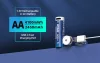 XTAR 4 baterii AA 4100mWh/2450mAh USB-C reîncărcabile