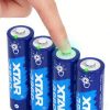 XTAR AA 1,5V 3960 Li-ion 2500mAh cu indicator tactil inovator al nivelului bateriei și avertizare de baterie descărcată