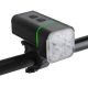 Lampă frontală pentru bicicletă Boruit 2595 cu 4 LED-uri, 2000 lumeni și rază de acțiune de 200 de metri