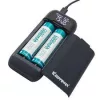 Keeppower PD2 – încărcător de voiaj reîncărcabil și power bank pentru baterii Li-ion