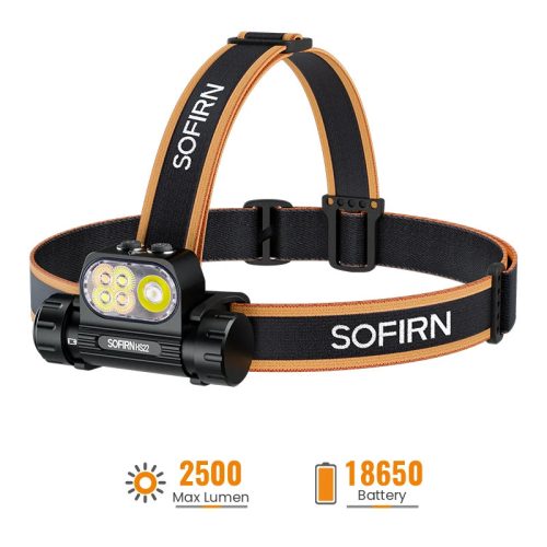 Lanternă frontală Sofirn HS22 2500lm, CCT, USB-C