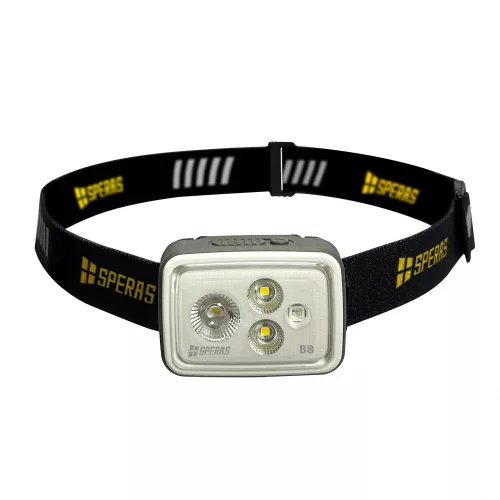 SPERAS B8 LAMPA FRONTALĂ INOVATOARE CU ÎNCĂRCARE USB-C 700LM 1800mAh