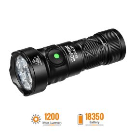   SOFIRN SR20MINI lanternă EDC, super luminoasă, 1200 lumeni, lumină roșie și albă