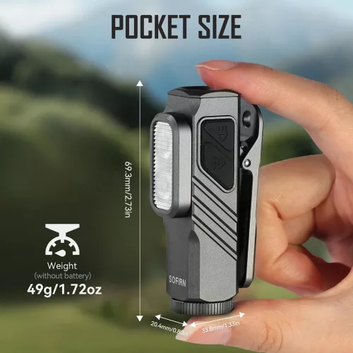 Lanternă mini Sofirn ST10 cu clips