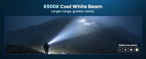 Lanternă de scufundări Sofirn SD11, 5000LM, CRI 90, lanternă rezistentă la apă reîncărcabilă cu lumină roșie de 660NM, 3000K-6500K, USB-C, IPX8, cu montură de 1/4", șnur, pentru fotografie subacvatică, pescuit, lucru în apă