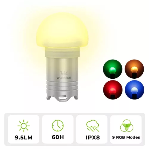 Lanternă de scufundare Wurkkos DL04 RGB