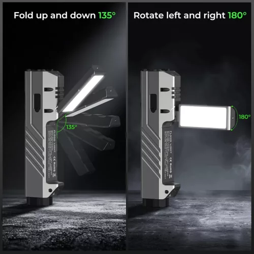 Lanternă EDC Wurkkos HD05 4-în-1 – 3100 lm, 335 m, UV, lumină roșie, lumină laterală rotativă