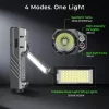 Lanternă EDC Wurkkos HD05 4-în-1 – 3100 lm, 335 m, UV, lumină roșie, lumină laterală rotativă