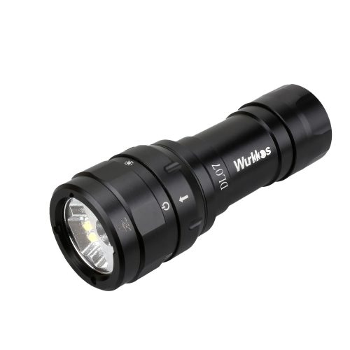 Wurkkos DL07 lanternă de buzunar cu lumină albă, roșie și UV