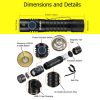 Wurkkos FC11C lanternă de buzunar Samsung led, 1300 lumen