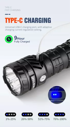 Lanternă Lumintop Mach 5.0 cu 15.000 lumeni și rază de 1200 m