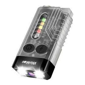 Wurkkos V10 Alarmă, lanternă de buzunar, lampă UV