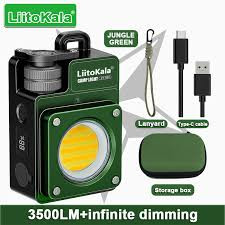 LiitoKala XY-009 Lanternă multifuncțională pentru camping – 3500 lumeni, IPX4 rezistentă la apă, magnetică și portabilă pentru exterior.
