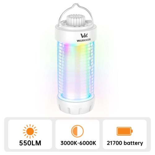 Wurkkos CL01 lampă camping, culoare reglabilă, power bank, RGB