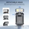 Lanternă EDC cu clips WURKKOS HD04 – 750LM, cap rotativ la 180°, spot/lumină difuză/RGB pentru exterior, lucru și urgențe