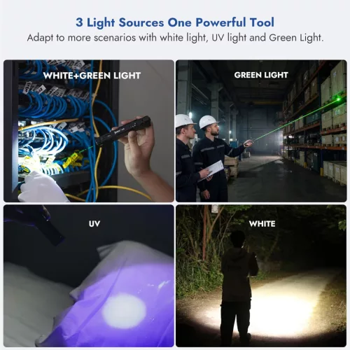Lanternă reîncărcabilă WUBEN X5 – 1300 lumeni, 6 moduri de iluminare