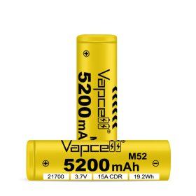   Vapcell M52 5200mAh acumulator litiu-ion încărcabil 21700 cu 25A capacitate de încărcare