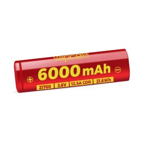   Vapcell F60 6000mAh acumulator litiu-ion 21700 încărcabil cu 12.5A capacitate de încărcare