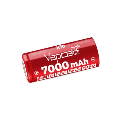 Vapcell 26650 7000mAh K70 baterie li-ion protejată