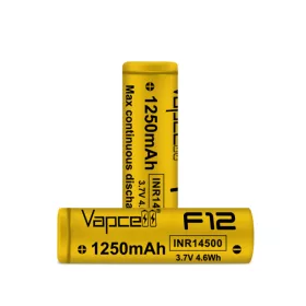   Vapcell F12 acumulator litiu-ion încărcabil 14500 cu capacitate de 1250 mAh