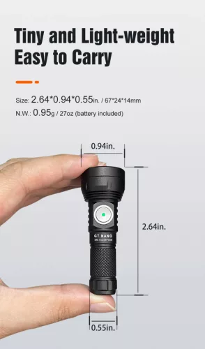 Lumintop BLF GT NANO V3 CW lanternă de buzunar